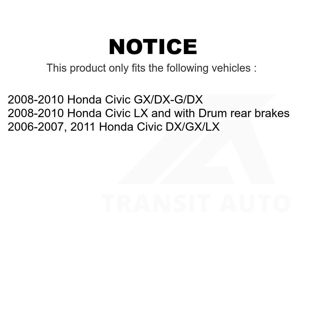 Rear Wheel Bearing Hub Assembly 70-512257 For Honda Civic