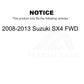 Rear Wheel Bearing Hub Assembly 70-512486 For 2008-2013 Suzuki SX4 FWD