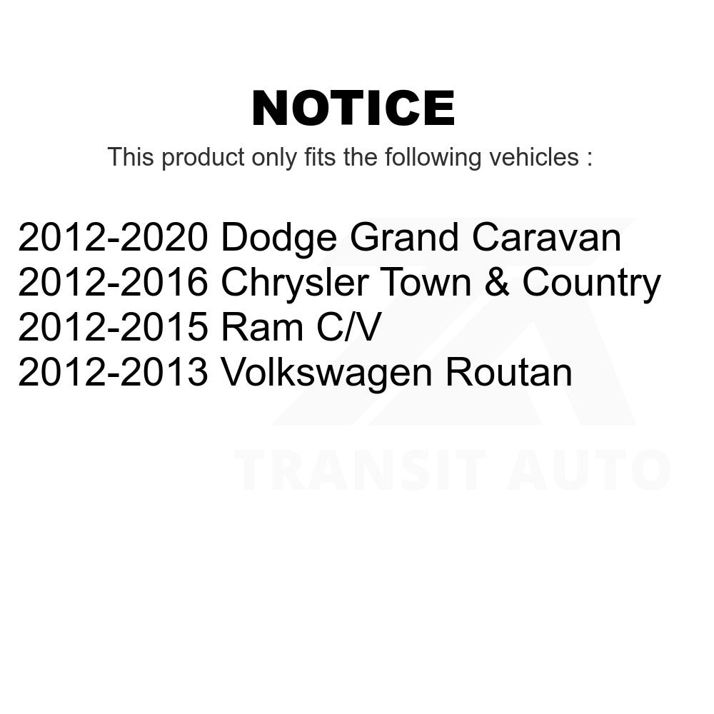 Rear Wheel Bearing Hub Assembly 70-512493 For Dodge Grand Caravan Chrysler Town & Country Ram C/V Volkswagen Routan