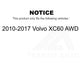 Rear Wheel Bearing Hub Assembly 70-512524 For 2010-2017 Volvo XC60 AWD
