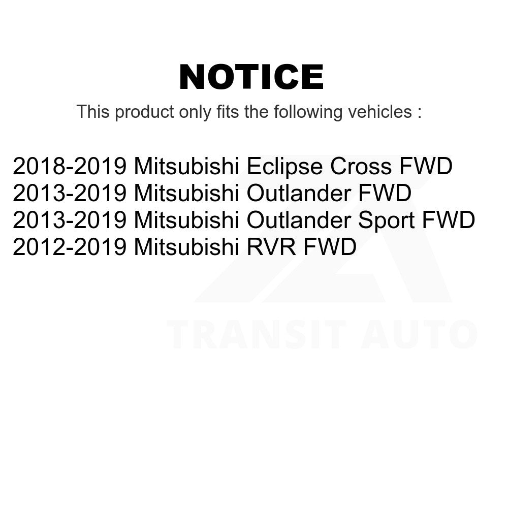 Rear Wheel Bearing Hub Assembly 70-512563 For Mitsubishi Outlander Sport Eclipse Cross RVR FWD
