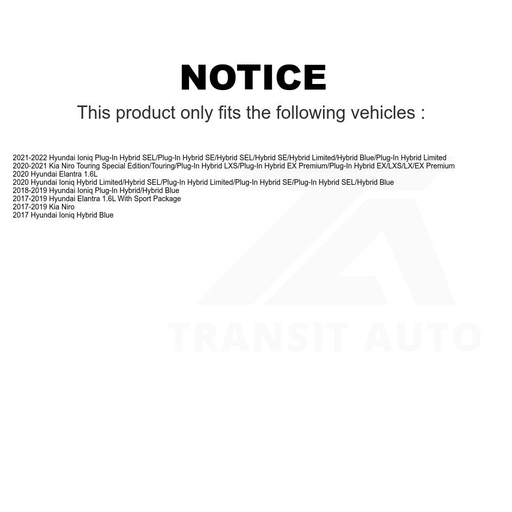 Rear Wheel Bearing Hub Assembly 70-512635 For Hyundai Elantra Kia Niro Ioniq