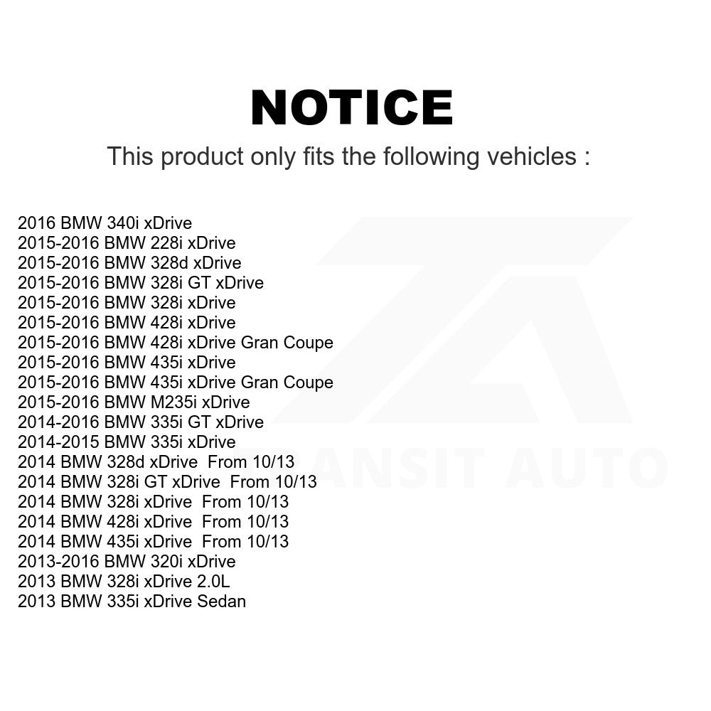Front Wheel Bearing Hub Assembly 70-513368 For BMW 328i xDrive 320i 428i 335i GT 328d 435i Gran Coupe 228i 340i M235i