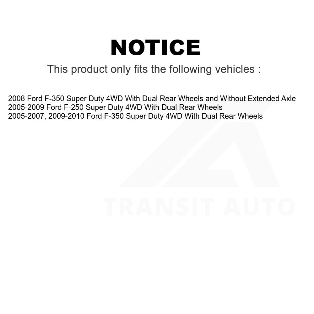 Front Wheel Bearing Hub Assembly 70-515082 For Ford F-250 Super Duty F-350 4WD