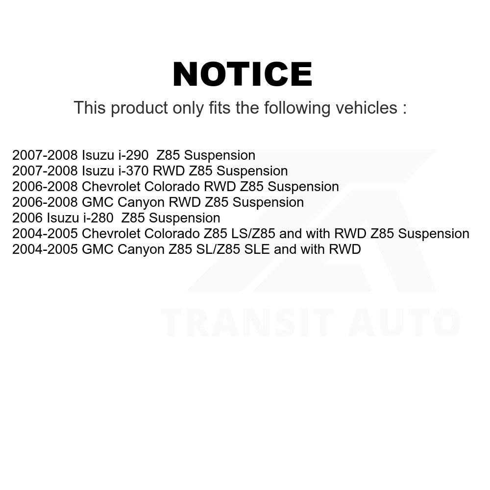 Front Right Wheel Bearing Hub Assembly 70-515105 For Chevrolet Colorado GMC Canyon Isuzu i-290 i-280 i-370