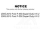 Front Wheel Bearing Hub Assembly 70-515115 For 2005-2010 Ford F-450 Super Duty F-550 4 X 2
