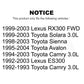 Front Wheel Hub Repair Kit 70-518509 For Toyota Camry Lexus Avalon ES300 Sienna RX300 Solara