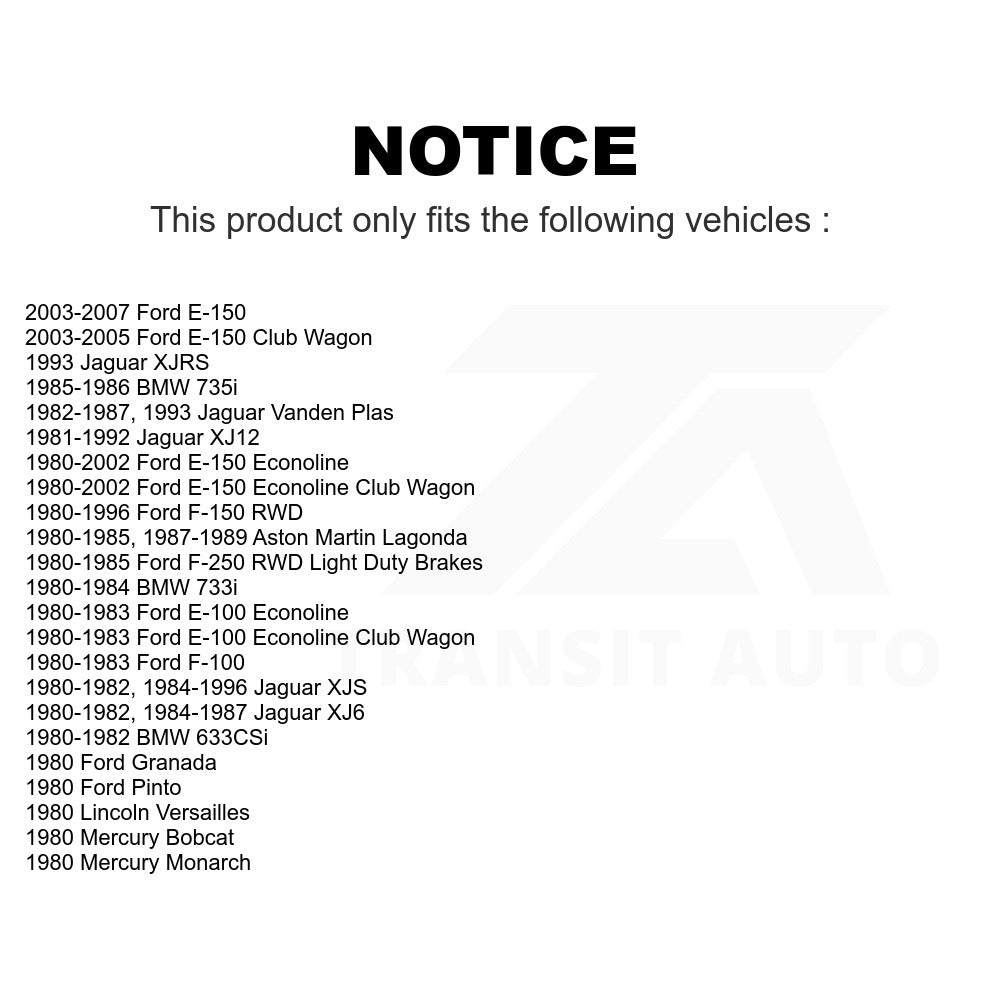 Front Inner Wheel Bearing Race Set 70-A13 For Ford F-150 E-150 Econoline F-250 Club Wagon Jaguar F-100 XJS XJ6 Vanden Plas BMW E-100 Pinto 733i 735i Granada 633CSi Mercury Monarch Bobcat Lincoln XJRS