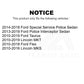 Front Right Suspension Stabilizer Bar Link Kit 72-K750389 For Ford Taurus Flex Lincoln MKS Police Interceptor Sedan MKT Special Service