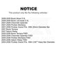 Front Suspension Stabilizer Bar Link Kit 72-K80852 For Pontiac Grand Prix Chevrolet Uplander Buick LaCrosse Montana Terraza Saturn Relay Allure