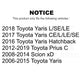 Front Suspension Stabilizer Bar Link Kit 72-K80879 For Toyota Yaris Prius C Scion xD