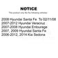 Front Suspension Strut Hardware Kit 73-906968 For Hyundai Santa Fe Kia Sedona Veracruz Entourage