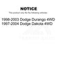 Rear Shock Absorber 78-37140 For Dodge Dakota Durango 4WD