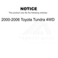 Rear Shock Absorber 78-37238 For 2000-2006 Toyota Tundra 4WD