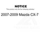 Rear Shock Absorber 78-37313 For 2007-2009 Mazda CX-7