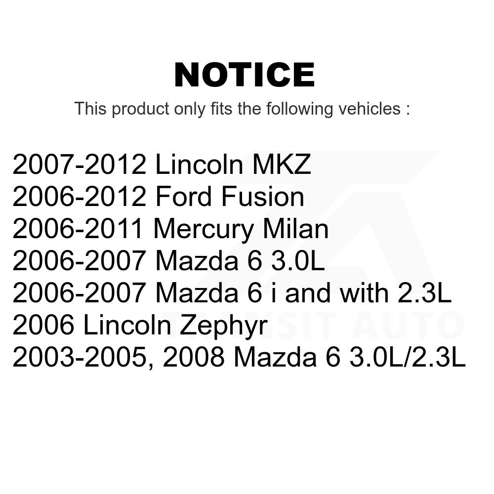 Rear Shock Absorber 78-5784 For Ford Fusion Mazda 6 Lincoln MKZ Mercury Milan Zephyr