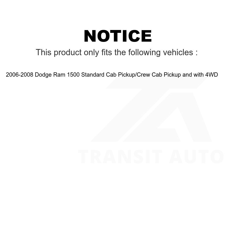Front Suspension Strut 78-71111 For 2006-2008 Dodge Ram 1500 Standard Cab Pickup Crew with 4WD
