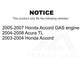 Rear Suspension Strut 78-71372 For Honda Accord Acura TL