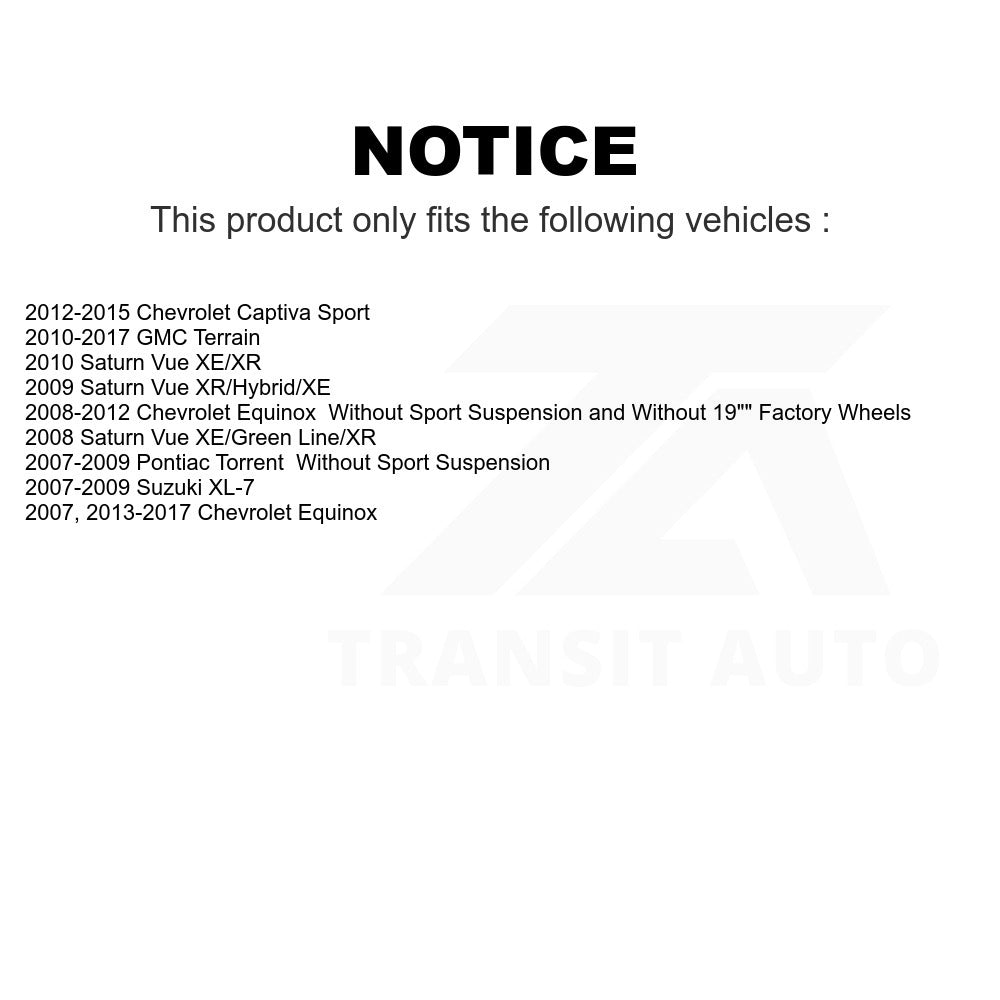 Front Left Suspension Strut 78-72527 For Chevrolet Equinox GMC Terrain Saturn Vue Captiva Sport Pontiac Torrent Suzuki XL-7