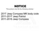 Rear Suspension Strut 78-72952 For Jeep Patriot Compass