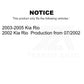 Front Left Suspension Strut Coil Spring Assembly 78A-11127 For Kia Rio