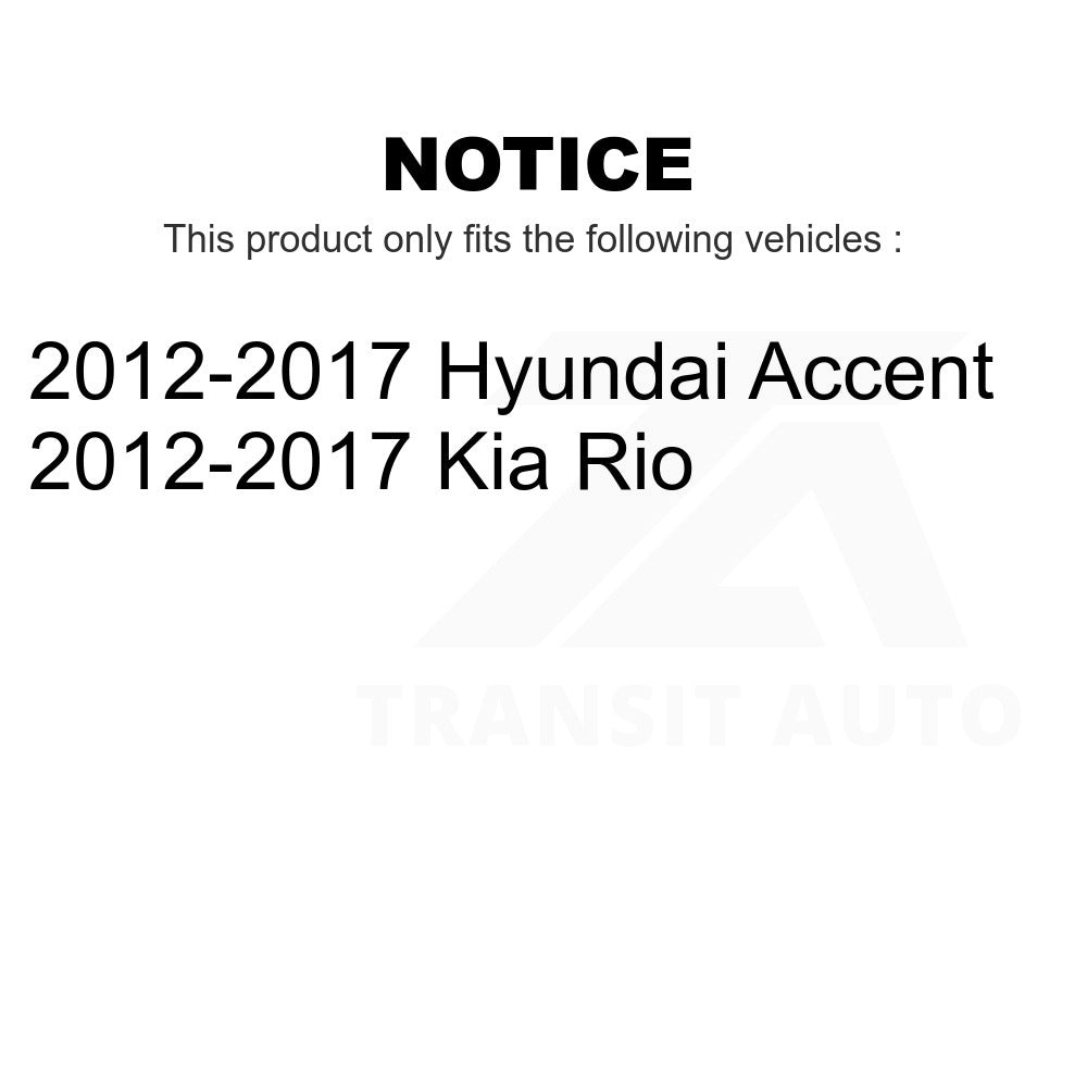Front Right Suspension Strut Coil Spring Assembly 78A-11186 For 2012-2017 Hyundai Accent Kia Rio