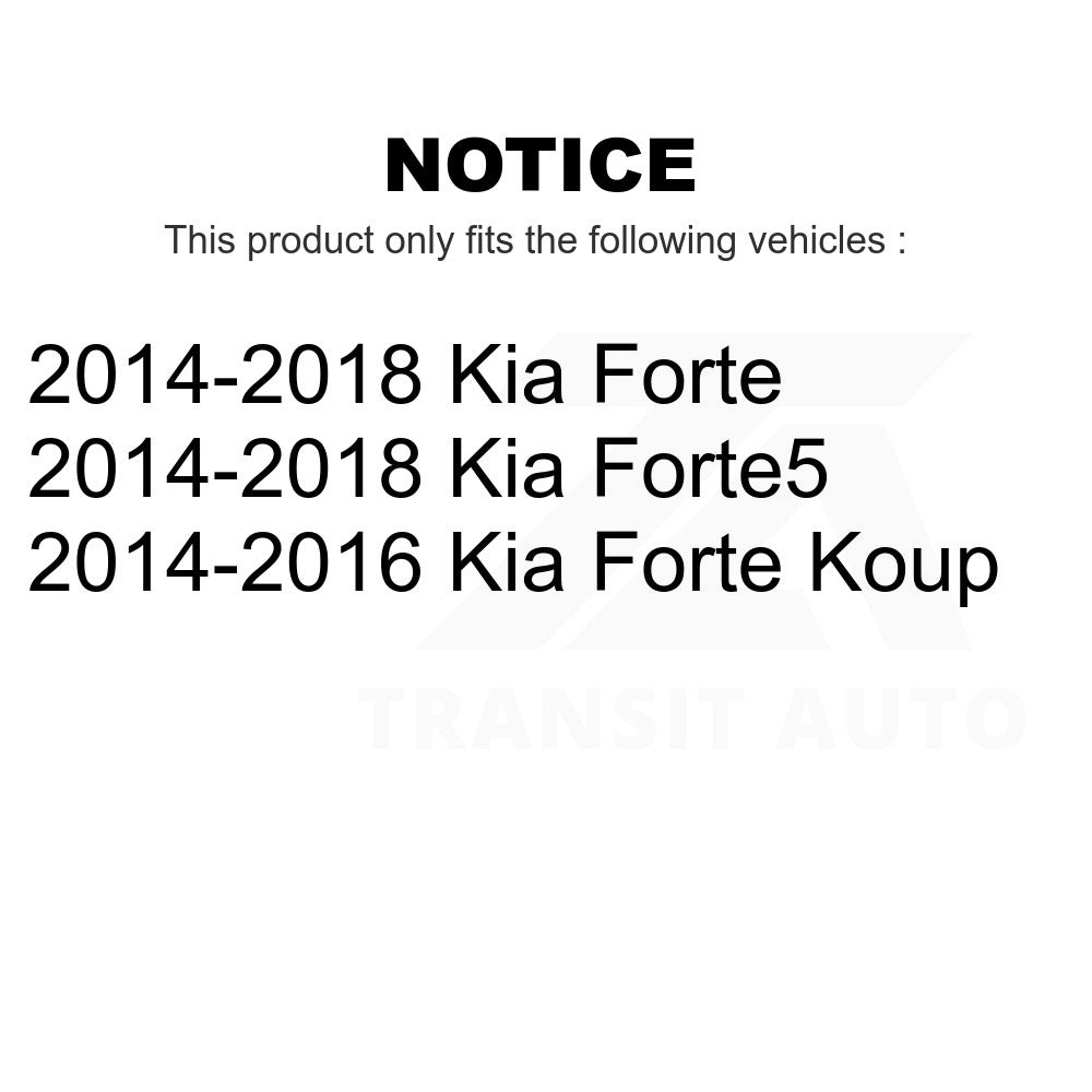 Front Left Suspension Strut Coil Spring Assembly 78A-11187 For Kia Forte Forte5 Koup