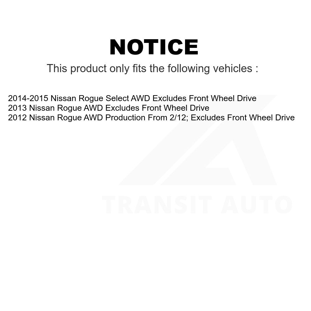 Front Right Suspension Strut Coil Spring Assembly 78A-11738 For Nissan Rogue Select AWD