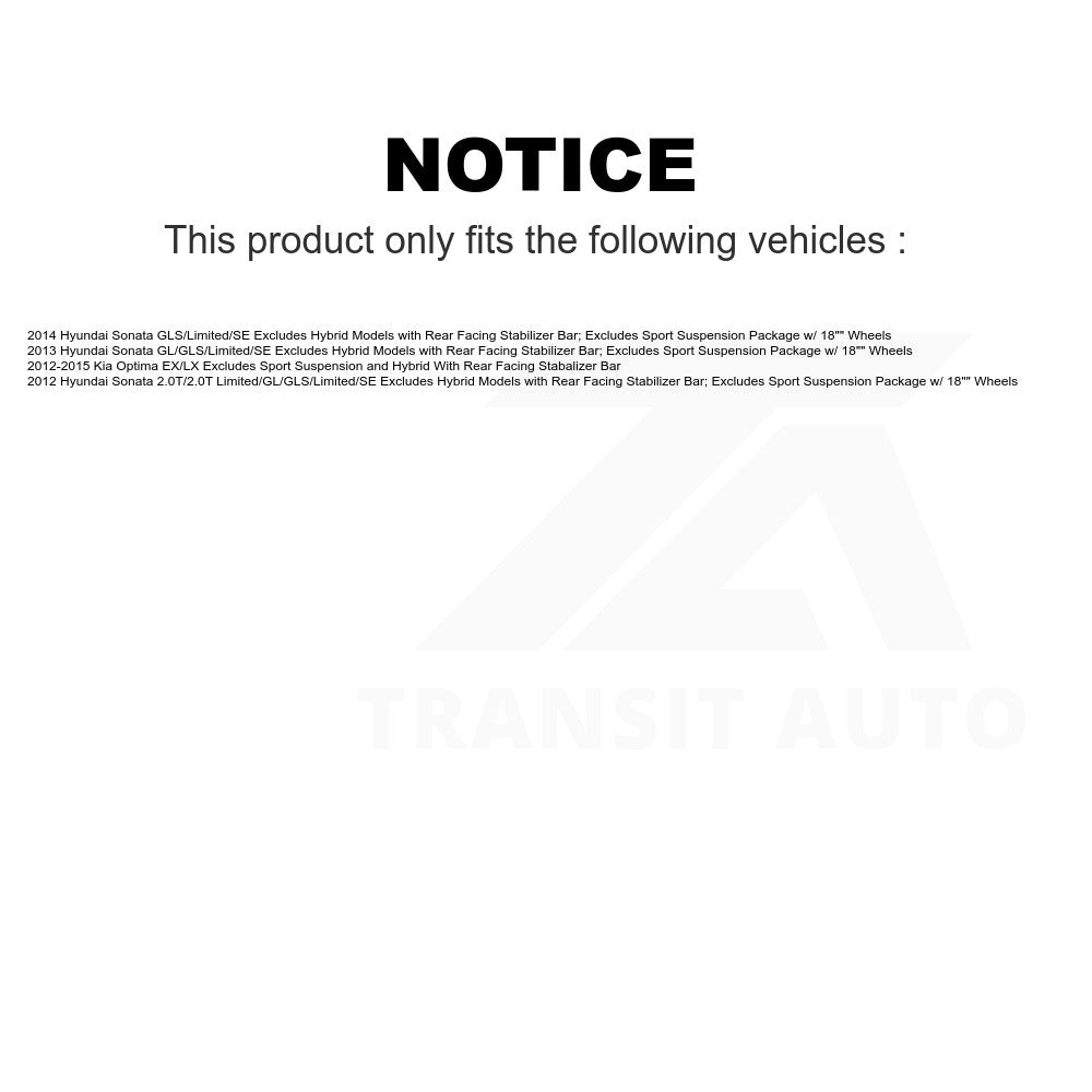 Front Left Suspension Strut Coil Spring Assembly 78A-11791 For Kia Optima Hyundai Sonata