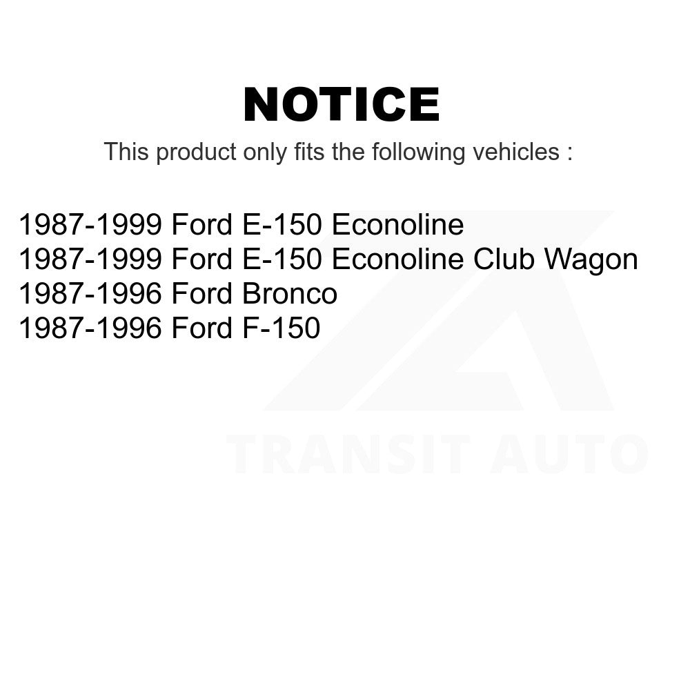 Rear Brake Drum 8-2324 For Ford F-150 E-150 Econoline Bronco Club Wagon