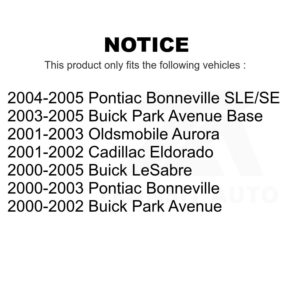 Rear Disc Brake Rotor 8-56851 For Buick LeSabre Park Avenue Pontiac Bonneville Oldsmobile Aurora Cadillac Eldorado