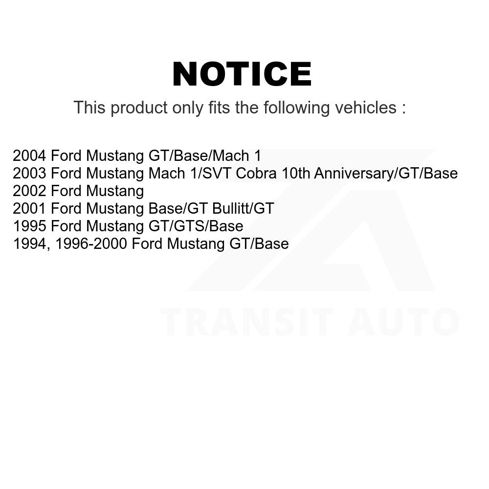 Front Disc Brake Rotor 8-66443 For Ford Mustang