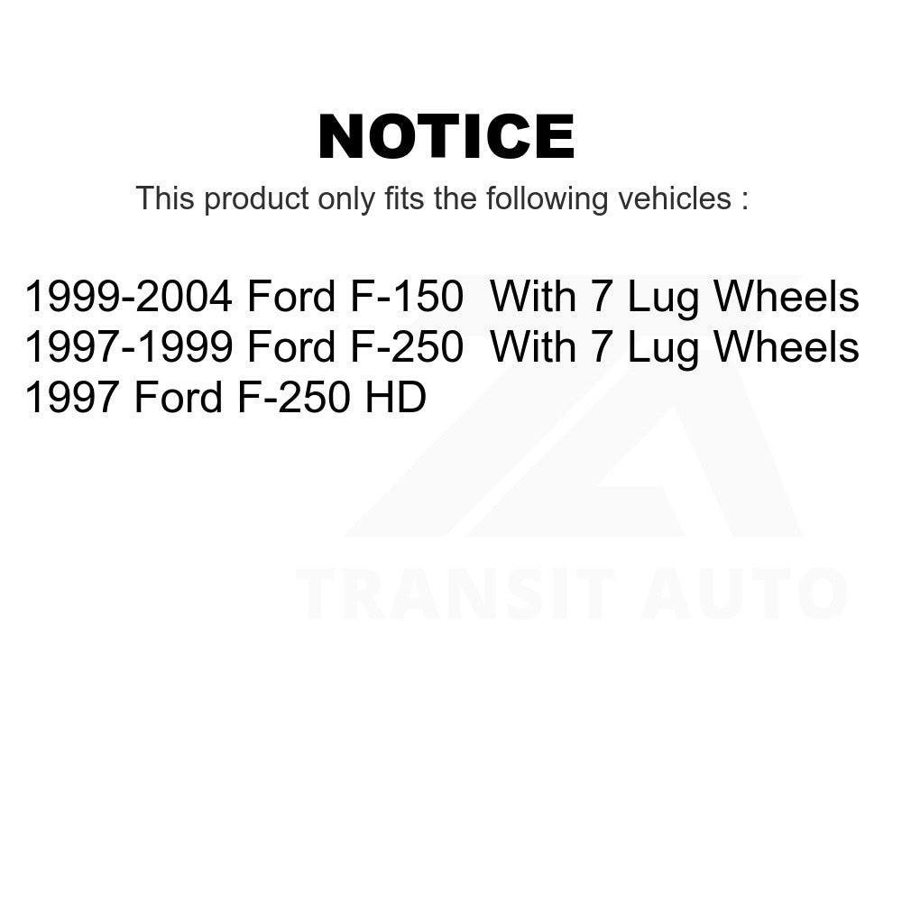 Rear Disc Brake Rotor 8-66671 For Ford F-150 F-250 HD