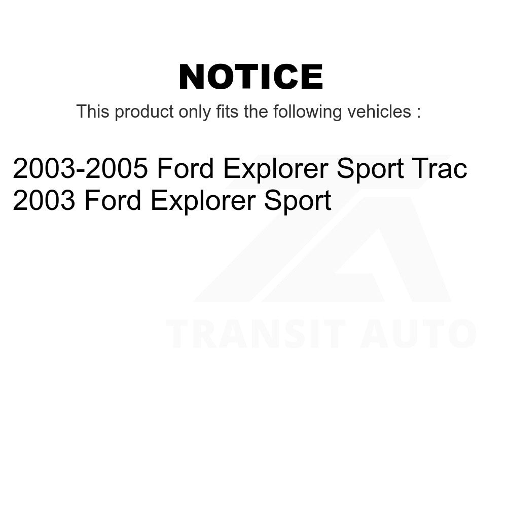 Rear Disc Brake Rotor 8-680147 For Ford Explorer Sport Trac