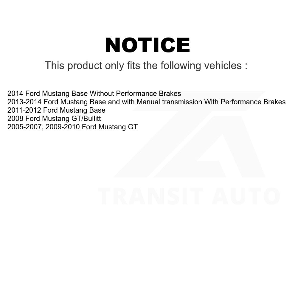 Front Disc Brake Rotor 8-680326 For Ford Mustang