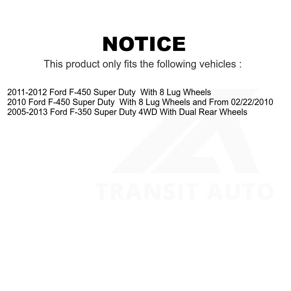 Front Disc Brake Rotor 8-680339 For Ford F-350 Super Duty F-450