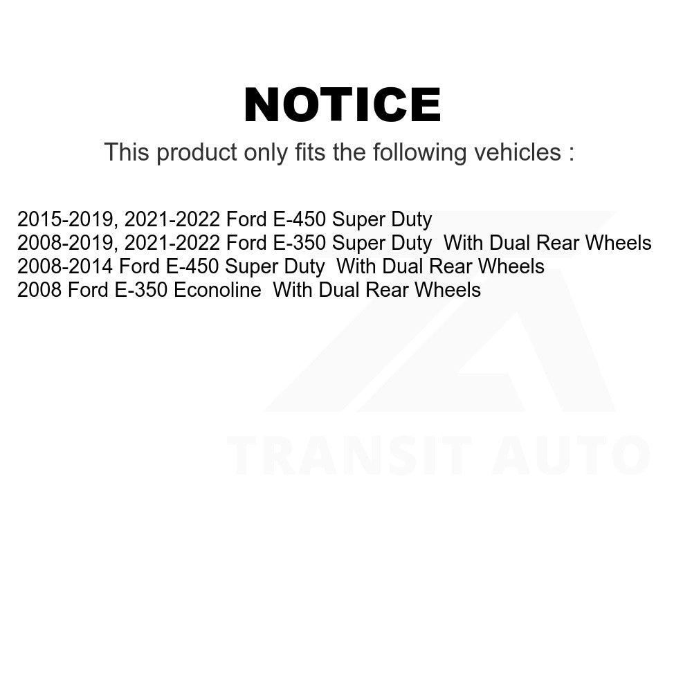 Front Disc Brake Rotor Hub Assembly 8-680626 For Ford E-350 Super Duty E-450 Econoline