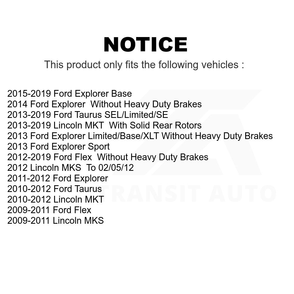 Front Disc Brake Rotor 8-680758 For Ford Explorer Taurus Flex Lincoln MKS MKT