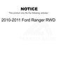 Front Disc Brake Rotor Hub Assembly 8-680905 For 2010-2011 Ford Ranger RWD