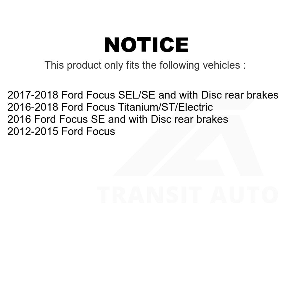 Rear Disc Brake Rotor 8-680931 For Ford Focus