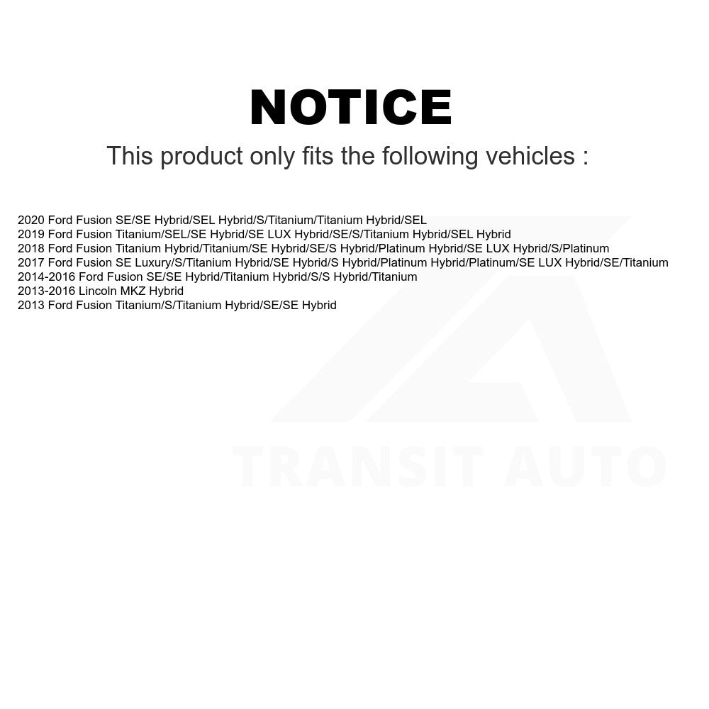 Rear Disc Brake Rotor 8-681012 For Ford Fusion Lincoln MKZ