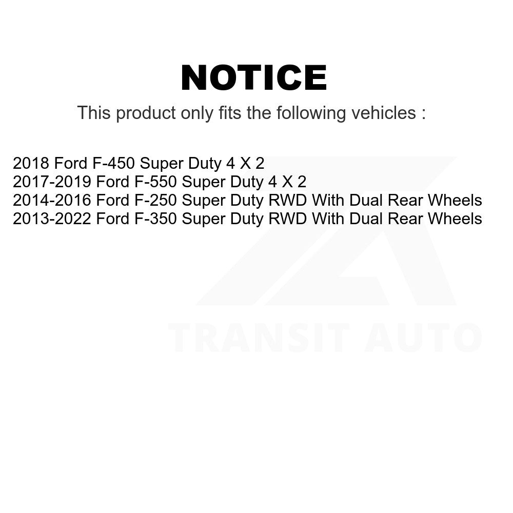 Front Disc Brake Rotor Hub Assembly 8-681785 For Ford F-350 Super Duty F-250 F-450 F-550