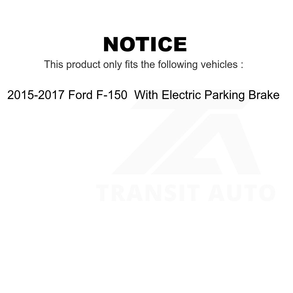 Rear Disc Brake Rotor 8-681951 For 2015-2017 Ford F-150 With Electric Parking