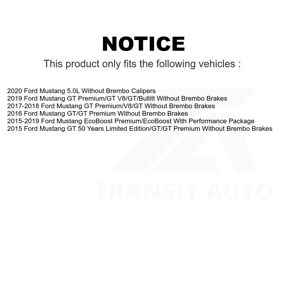 Front Disc Brake Rotor 8-681952 For Ford Mustang