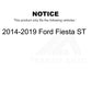 Front Disc Brake Rotor 8-682197 For 2014-2019 Ford Fiesta ST