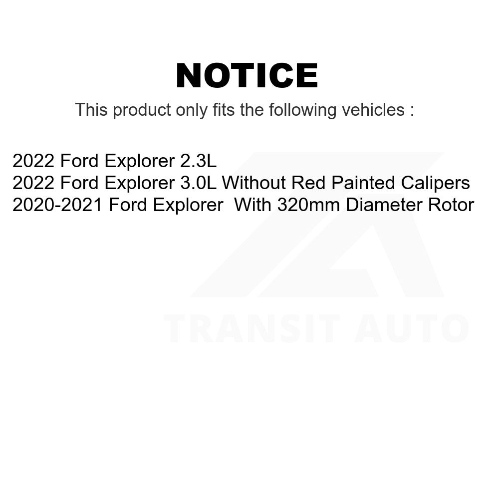 Rear Disc Brake Rotor 8-682613 For Ford Explorer