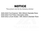 Front Disc Brake Rotor 8-682616 For 2020-2022 Ford Explorer Lincoln Aviator Police Interceptor Utility