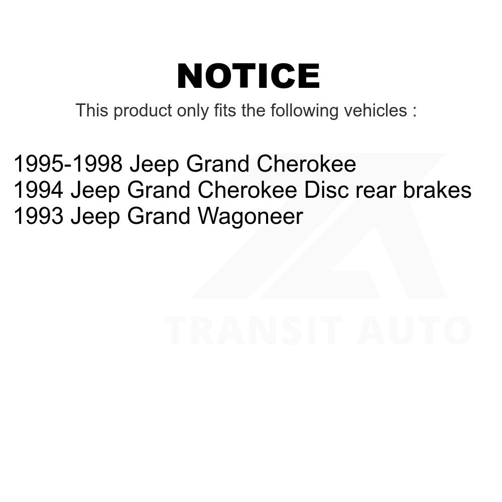 Rear Disc Brake Rotor 8-76451 For Jeep Grand Cherokee Wagoneer