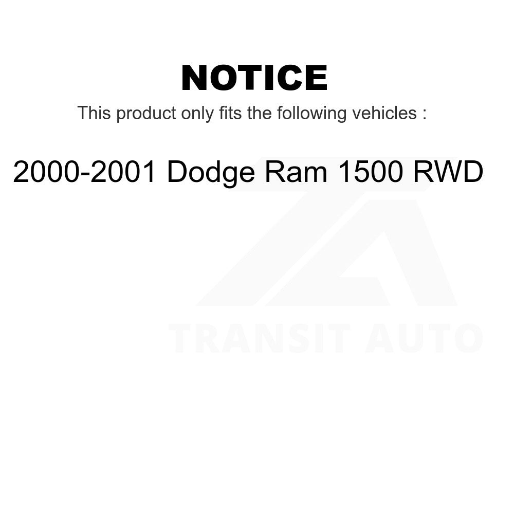 Front Disc Brake Rotor 8-76918 For 2000-2001 Dodge Ram 1500 RWD