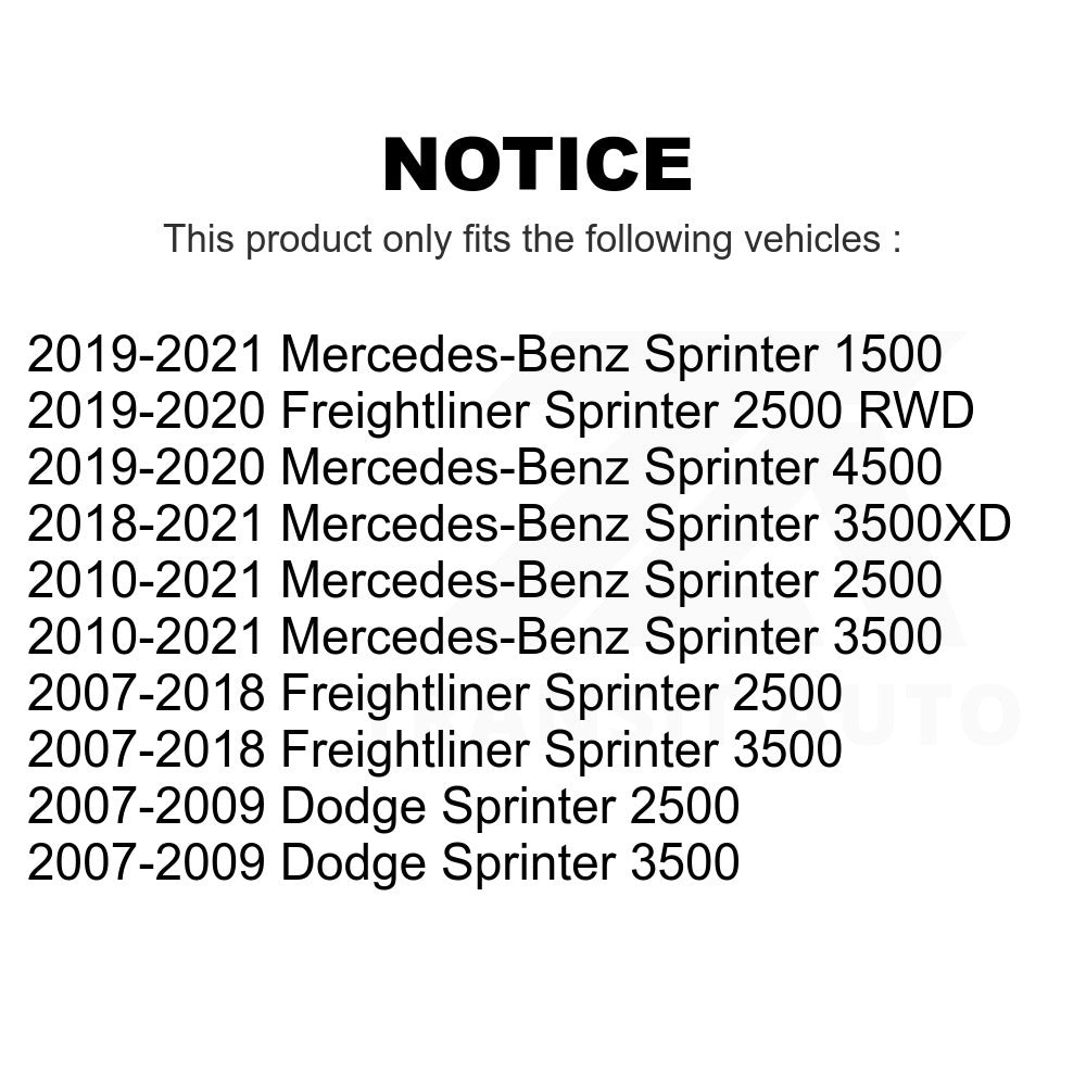 Front Disc Brake Rotor 8-780614 For Sprinter 2500 Mercedes-Benz 3500 Freightliner Dodge 1500 4500 3500XD